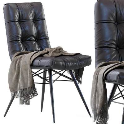 现代皮革单椅-1